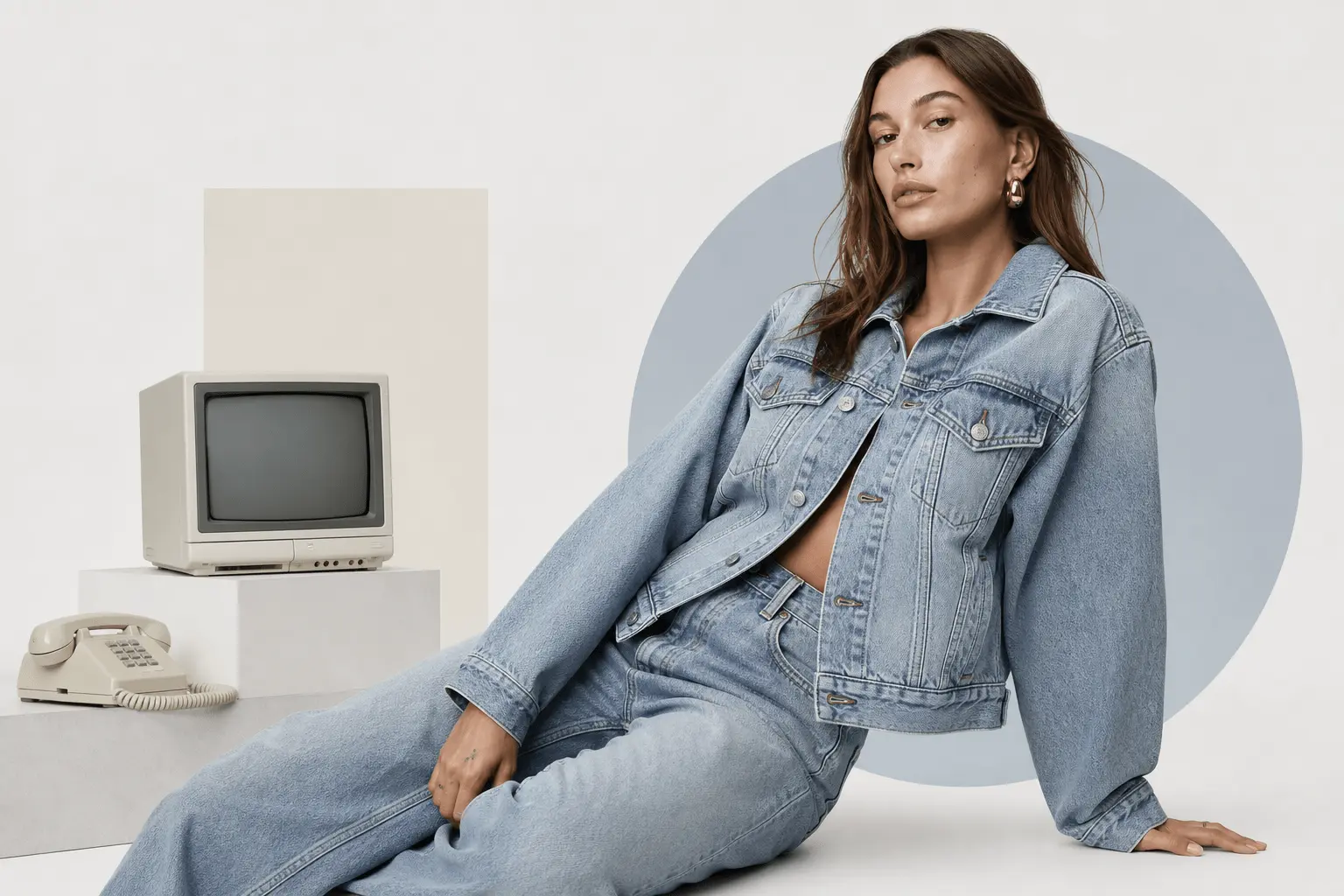 Gap’s Hailey Bieber denim capsule leans into a very specific 1996 mood